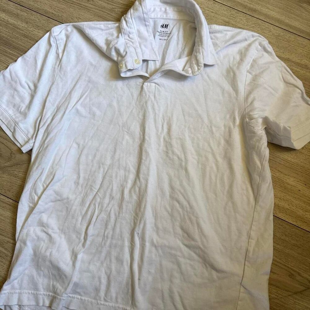H-m Men's White Polo-shirts
